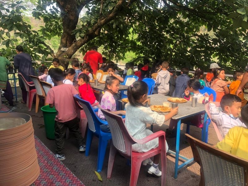Petting zoo and farm at Majheri Manzil Resort